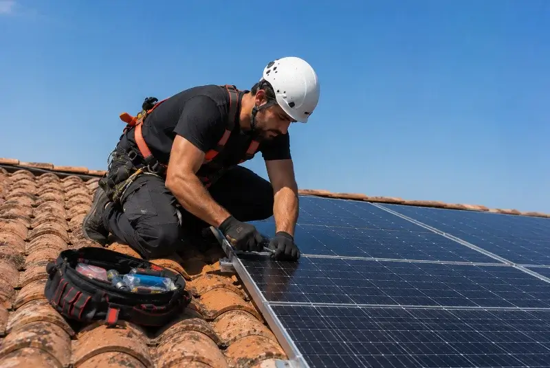 Maintenance et monitoring de panneaux solaires à Soucieu-en-Jarrest