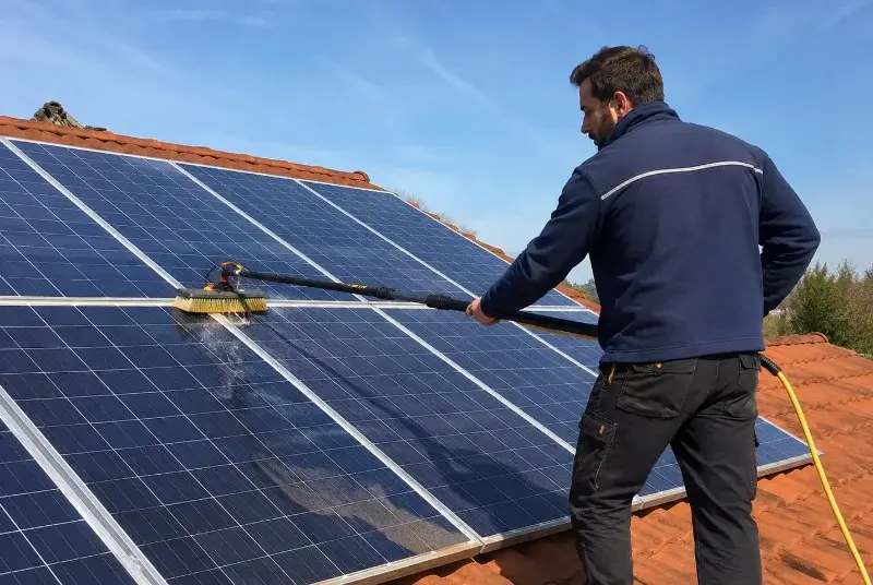 Nettoyage et entretien de panneaux solaires à Soucieu-en-Jarrest
